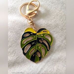 Palm leaf Bag charm/Keychain New